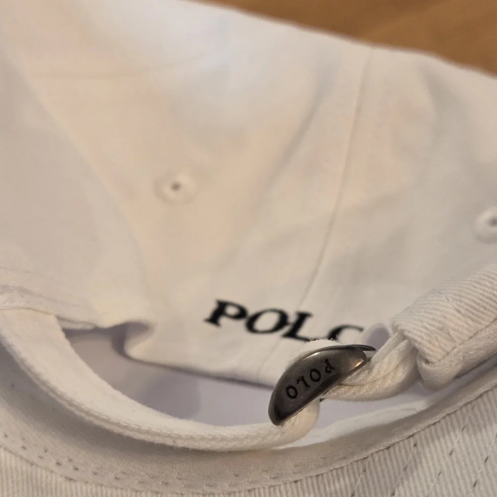 Polo by Ralph Lauren White W/ Black Cap